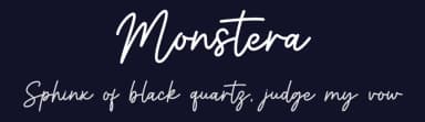 Monstera by Graphix Line Studio — Script Handwritten Font — thumbnail 2