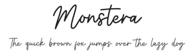 Monstera by Graphix Line Studio — Script Handwritten Font — thumbnail 1