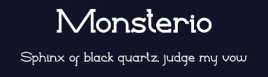 Monsterio by Haksen Studio — Sans Serif Font — thumbnail 2