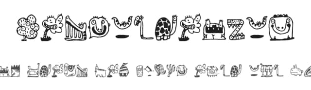 Monsterocity by Alicia Souza — Dingbats Font