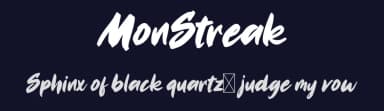 MonStreak by Baliniz — Script Handwritten Font — thumbnail 2