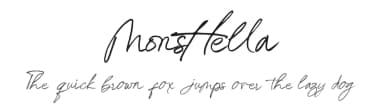 Monsttella by Nuun Creatype — Script Handwritten Font — thumbnail 1