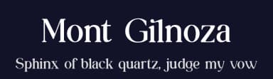 Mont Gilnoza by UI Creative — Serif Font — thumbnail 2