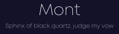 Mont by Fontfabric — Sans Serif Font — thumbnail 2