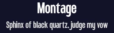Montage by Pentagonistudio — Sans Serif Font — thumbnail 2