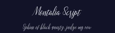 Montalia Script by Masinong Studio — Script Handwritten Font — thumbnail 2