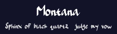 Montana by Ignatius Giwan — Script Handwritten Font — thumbnail 2