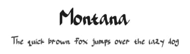 Montana by Ignatius Giwan — Script Handwritten Font — thumbnail 1