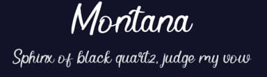 Montana by Etik Fatimah — Script Handwritten Font — thumbnail 2