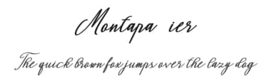 Montapallier by Fikryal studio — Script Handwritten Font — thumbnail 1