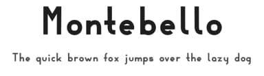 Montebello by ThorType — Sans Serif Font — thumbnail 1