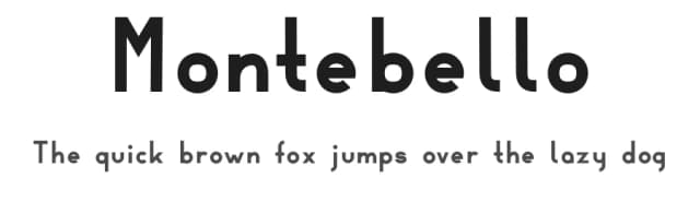 Montebello by ThorType — Sans Serif Font