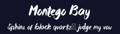 Montego Bay by Yahhya Anas — Script Handwritten Font — thumbnail 2