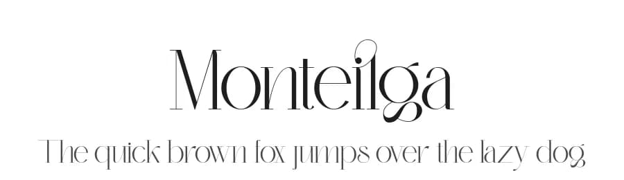 Monteilga by Hishand Studio — Serif Font