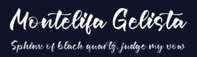 Montelifa Gelista by Perspectype Studio - Letterena.com — Script Handwritten Font — thumbnail 2