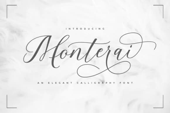 Monterai Font by Cooldesignlab — Script Handwritten Font