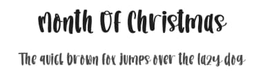 Month Of Christmas by Inermedia Studio — Script Handwritten Font — thumbnail 1