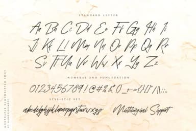 Monthazar Font by NendesKombet — Script Handwritten Font — thumbnail 6