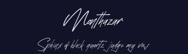 Monthazar by NendesKombet — Script Handwritten Font — thumbnail 2