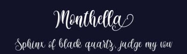 Monthella by FallenGraphic Studio — Script Handwritten Font — thumbnail 2