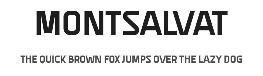Montsalvat by Vladimir Nikolic — Sans Serif Font