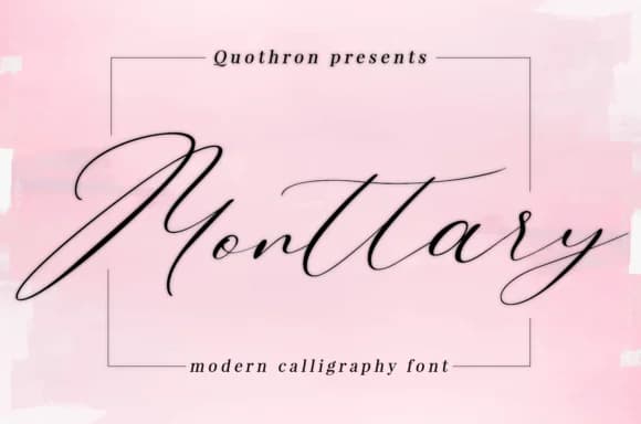 Monttary Font by it_was_a_good_day — Script Handwritten Font