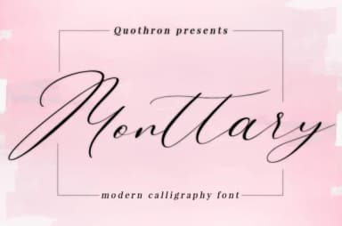 Monttary Font by it_was_a_good_day — Script Handwritten Font — thumbnail 1