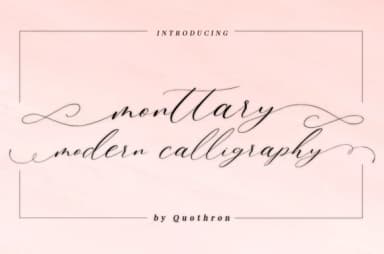 Monttary Font by it_was_a_good_day — Script Handwritten Font — thumbnail 3