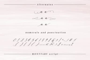 Monttary Font by it_was_a_good_day — Script Handwritten Font — thumbnail 6