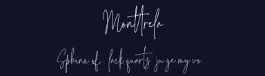 Monttrela by Creatype Studio — Script Handwritten Font — thumbnail 2