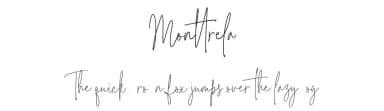 Monttrela by Creatype Studio — Script Handwritten Font — thumbnail 1