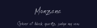 Monzana by UI Creative — Script Handwritten Font — thumbnail 2