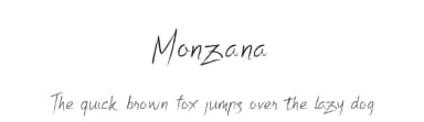 Monzana by UI Creative — Script Handwritten Font — thumbnail 1