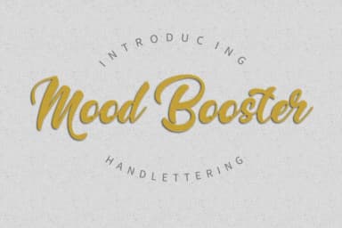Mood Booster Font by Boriesbechker — Script Handwritten Font — thumbnail 1