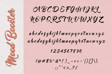 Mood Booster Font by Boriesbechker — Script Handwritten Font — thumbnail 4