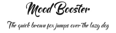 Mood Booster by Bories Bechker — Script Handwritten Font — thumbnail 1