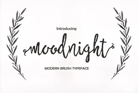 Moodnight Font by Area Type — Script Handwritten Font