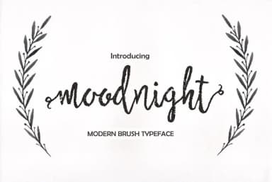 Moodnight Font by Area Type — Script Handwritten Font — thumbnail 1