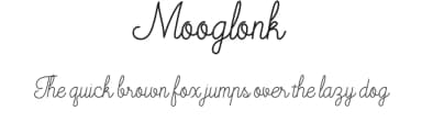 Mooglonk by Alit Design — Script Handwritten Font — thumbnail 1