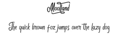 Moolland by Vunira Design — Script Handwritten Font — thumbnail 1