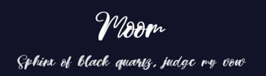 Moom by Scratchones — Script Handwritten Font — thumbnail 2