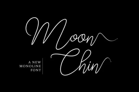 Moon Chin Font by WDfont Creative — Script Handwritten Font