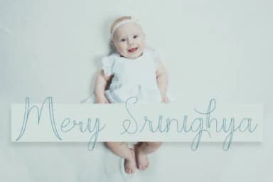 Moon Line Font by Dasagani — Script Handwritten Font — thumbnail 3