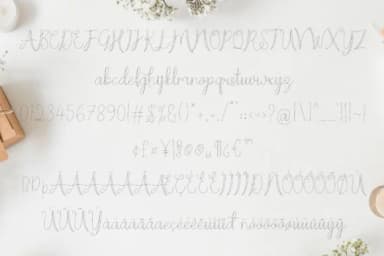 Moon Line Font by Dasagani — Script Handwritten Font — thumbnail 6