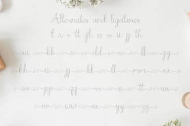 Moon Line Font by Dasagani — Script Handwritten Font — thumbnail 7