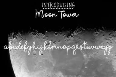 Moon Tower Font by tabitha_beam — Script Handwritten Font — thumbnail 3