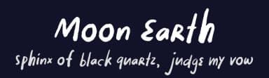 Moon Earth by Subectype & Orenari — Script Handwritten Font — thumbnail 2