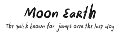 Moon Earth by Subectype & Orenari — Script Handwritten Font — thumbnail 1