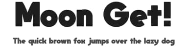 Moon Get! by MaxiGamer — Sans Serif Font — thumbnail 1