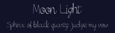 Moon Light by Gigih Wiryana — Script Handwritten Font — thumbnail 2